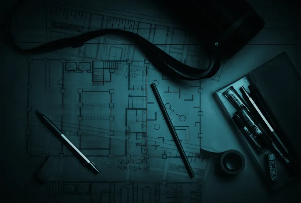 Floor plans for a security system design